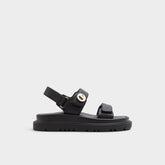Aldo Linette Black Women's Footbed sandals - Footbed sandal, Footbed sandal
