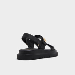 Aldo Linette Black Women's Footbed sandals - Footbed sandal, Footbed sandal