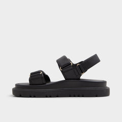 Aldo Linette Black Women's Footbed sandals - Footbed sandal, Footbed sandal
