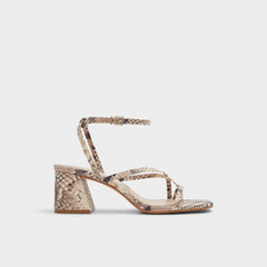 Aldo Adrauder in Brown Overflow 13801090 - Strappy block heeled sandal, Block heel