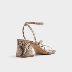 Aldo Adrauder in Brown Overflow 13801090 - Strappy block heeled sandal, Block heel