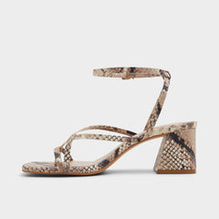 Aldo Adrauder in Brown Overflow 13801090 - Strappy block heeled sandal, Block heel