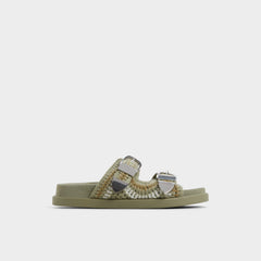 Aldo Bohodream Khaki Women's Footbed sandals - Footbed sandal