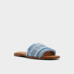 Aldo Nalani Medium Blue Women's Flats - Slide sandal
