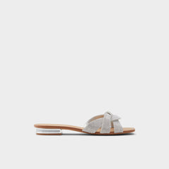 Aldo Coredith Silver Women's Flats - Slide sandal