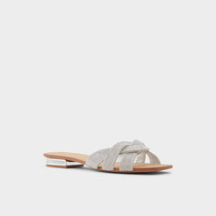 Aldo Coredith Silver Women's Flats - Slide sandal