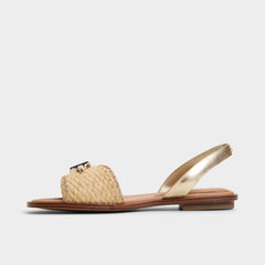 Aldo Goassi Gold Women's Iridescent metallics - Flat sandal
