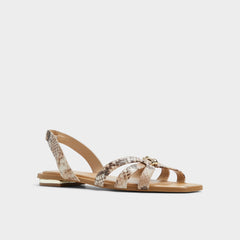 Aldo Marassita Brown Multi Women's Slingbacks - Flat sandal