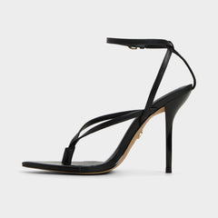 Aldo Abyfindley Black Women's Strappy sandals - Heeled flip flop, Stiletto heel