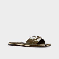Aldo Darlina Other Green Women's Flats - Slide sandal
