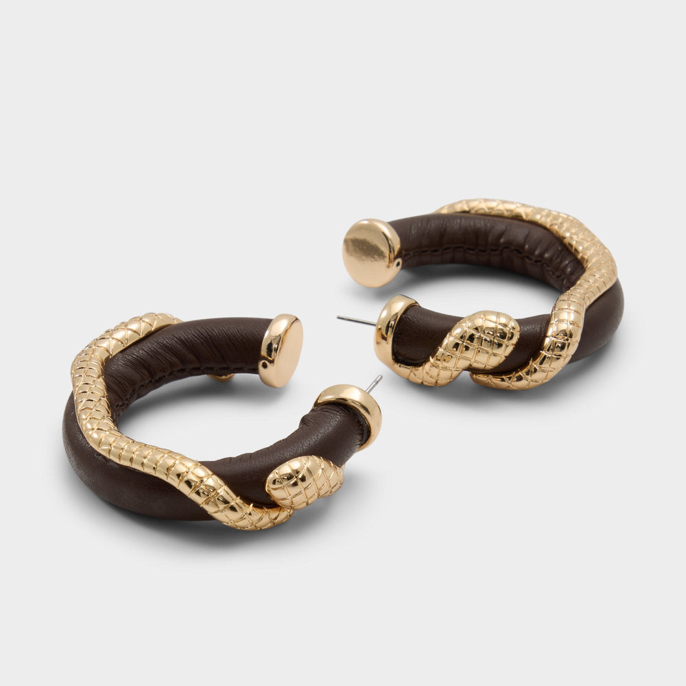 Aldo Snakella in Light Brown - Earrings
