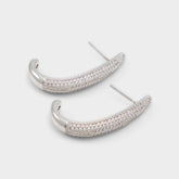 Aldo Nahdia in Silver Clear Multi - Earrings
