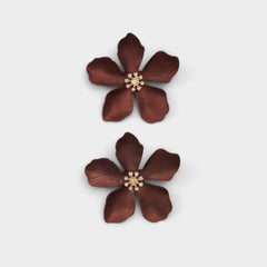 Aldo Maflorra in Brown - Statement earrings