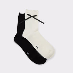 Aldo Cutiebow in Black White - Socks