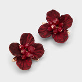 Aldo Bamey in Bordo - Statement earrings
