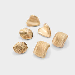 Aldo Buttons in Gold - Button earrings