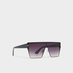 Aldo Gavenany Black/Silver Multi Women's Shield - Shield sunglasses