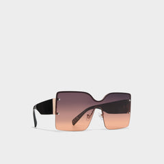 Aldo Lalaendrax Black/Gold Multi Women's Square - Square sunglasses