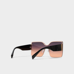 Aldo Lalaendrax Black/Gold Multi Women's Square - Square sunglasses