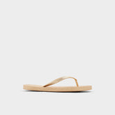 Aldo Aloomba Gold Women's Flats - Flip flop