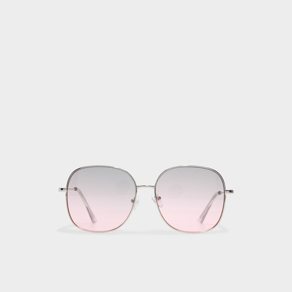 Aldo Grasien Silver Women's Square - Square sunglasses