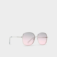 Aldo Grasien Silver Women's Square - Square sunglasses