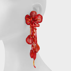 Aldo Rosellia Red Women's Earrings - Chandelier earrings