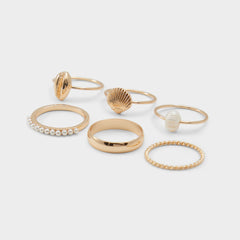 Aldo Shellchic Ice Women's Rings - Stackable rings