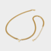 Aldo Yourletters Medium Yellow Women's Necklaces - Necklace