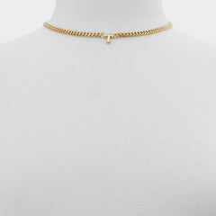 Aldo Yourletters Medium Yellow Women's Necklaces - Necklace