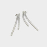 Aldo Svetna Silver/Clear Multi Women's Earrings - Drop earrings