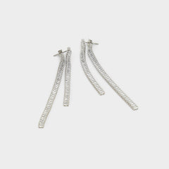 Aldo Svetna Silver/Clear Multi Women's Earrings - Drop earrings