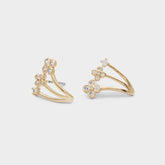 Aldo Asieweth Gold/Clear Multi Women's Earrings - Earrings
