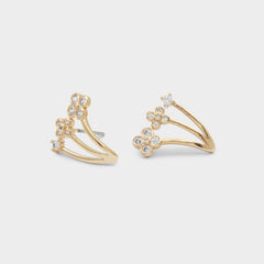 Aldo Asieweth Gold/Clear Multi Women's Earrings - Earrings