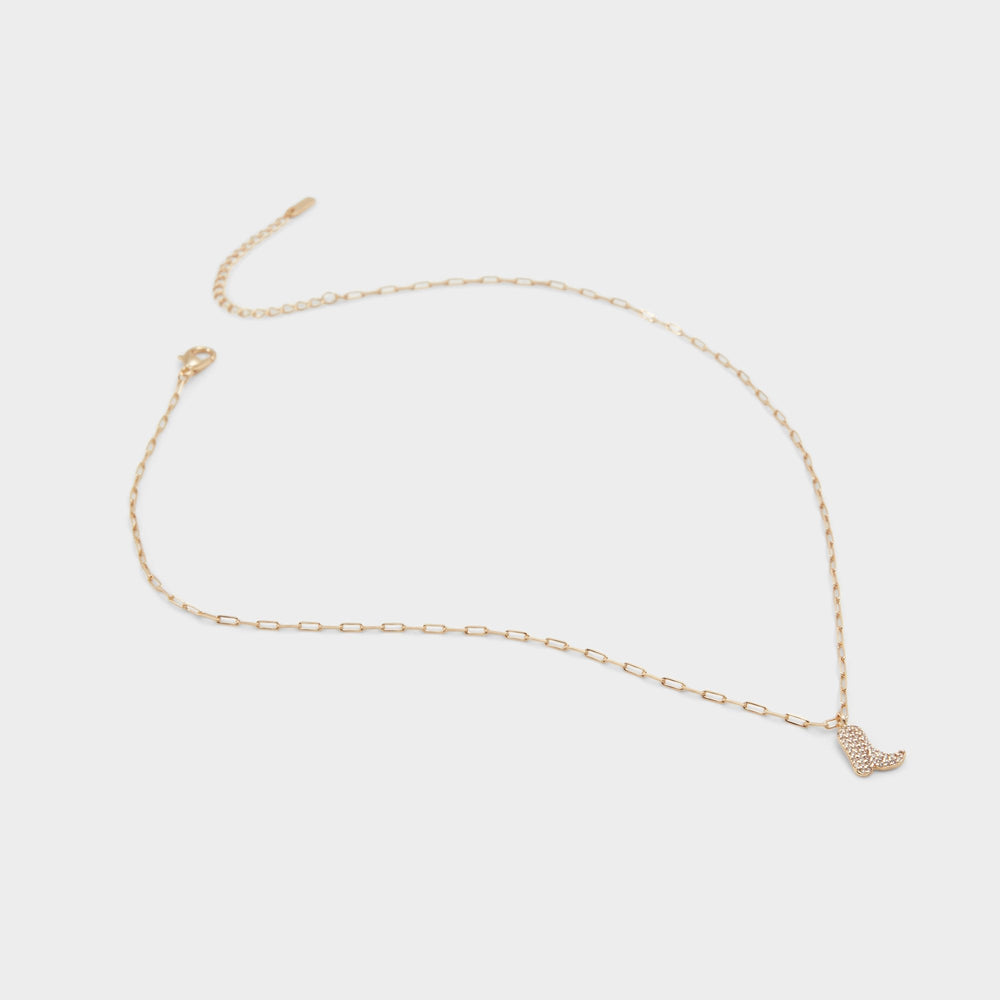 Aldo Lassolove Gold/Clear Multi Women's Necklaces - Pendant necklace