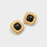 Aldo Myrage in Black Gold Multi - Statement earrings
