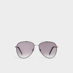 Aldo Arilicanx Black/Gold Multi Women's Aviator - Aviator sunglasses