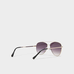 Aldo Arilicanx Black/Gold Multi Women's Aviator - Aviator sunglasses