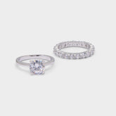 Aldo Roundsparkles in Silver Clear Multi - Ring