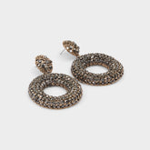 Aldo Stonebrooke in Grey - Hoop earrings