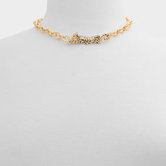 Aldo Panthere in Black Gold Multi - Pendant necklace
