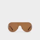 Aldo Agrocan Brown Women's Shield - Shield sunglasses