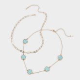 Aldo Feelinblue Turquoise Women's Necklaces - Layered necklace