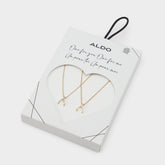 Aldo Makeawish Gold/Clear Multi Women's Necklaces - Gift set
