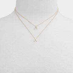 Aldo Makeawish Gold/Clear Multi Women's Necklaces - Gift set