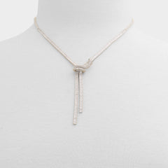 Aldo Venomarra in Silver Clear Multi - Statement necklace