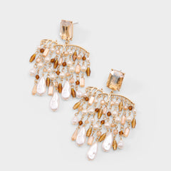 Aldo Goldest in Champagne - Chandelier earrings