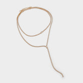 Aldo Alata Gold/Clear Multi Women's Cubic Zirconia - Necklace