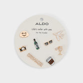 Aldo Traveler Gold/Clear Multi Women's Accessories - Decorative pins