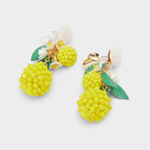 Aldo Limonatta Medium Yellow Women's Earrings - Chandelier earrings